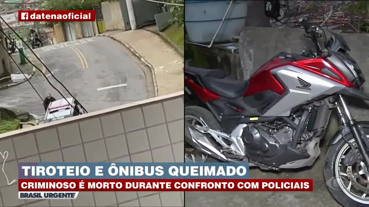 Tiroteio intenso e bandido morto