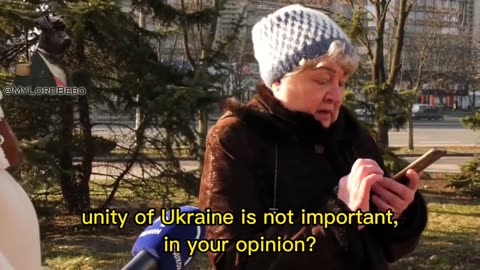 Ukrainian lady asked who started the war. She dropped the truth.
