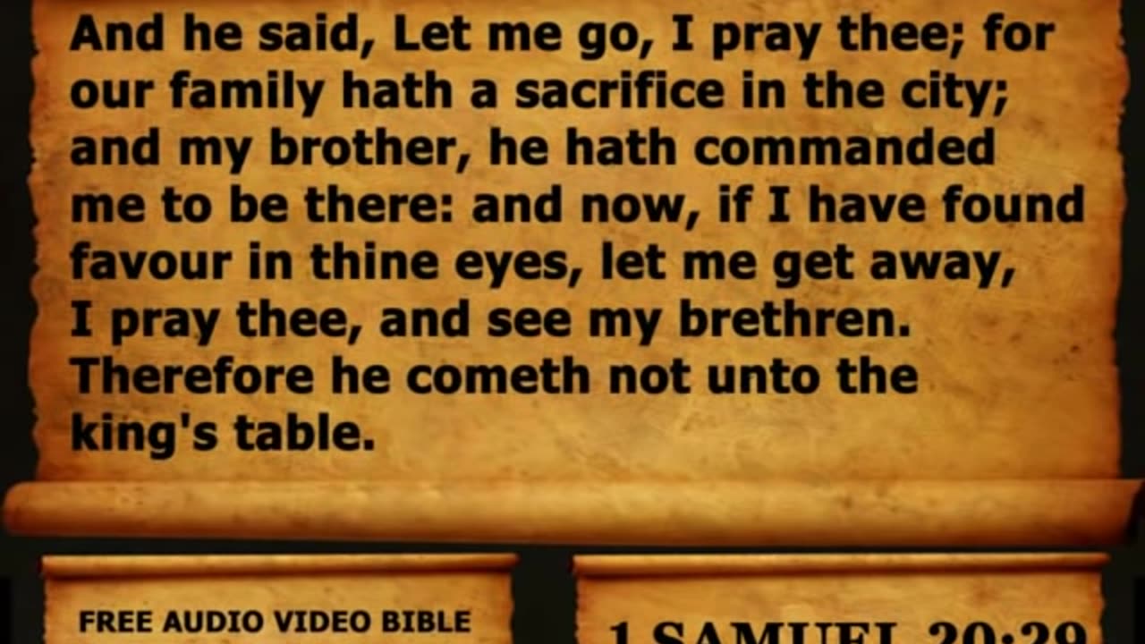 Bible Book 09. 1 Samuel Complete 1-31, King James Version (KJV) Read Along Bible