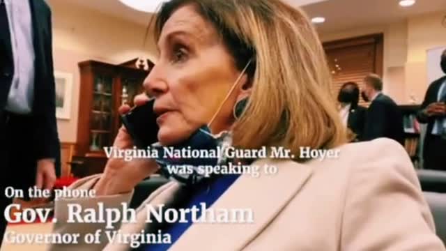 Nancy Pelosi Calling Governor on January 6th. New Footage