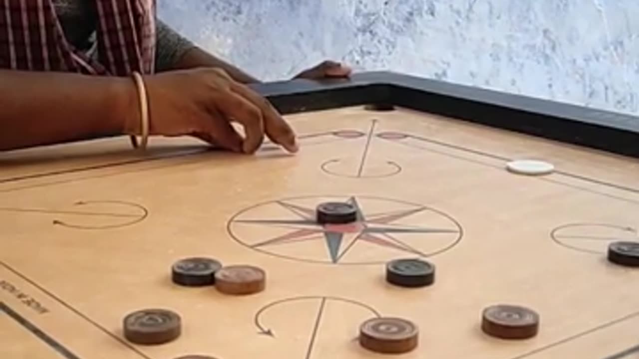 Carrom-Flying shot never seen before