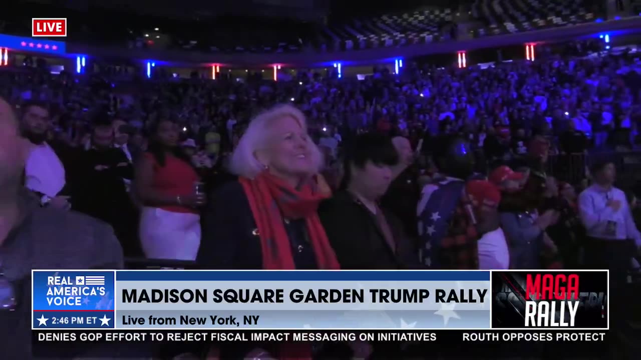 BEAUTIFUL PERFORMANCE TO RALLY FOR AMERICA