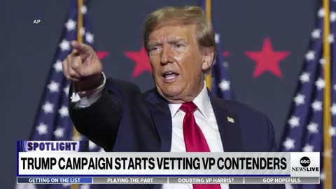 Trump campaign vetting possible vice presidential candidates ABC News