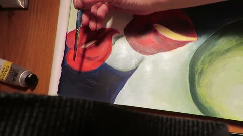 Art Project #6, Georgia O'Keeffe Anthurium, Part 7