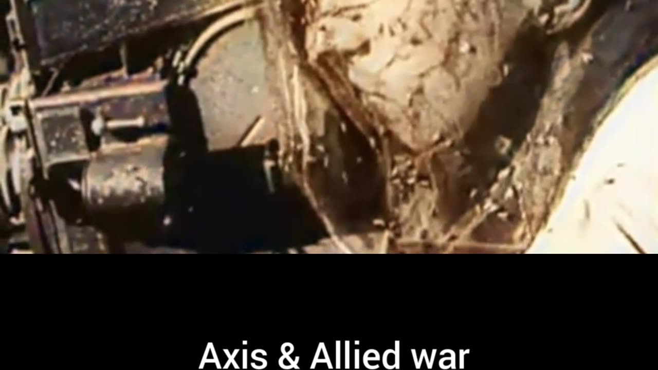 Axis Allied war photographers in WW2 unearthed #Colourized footage 📷🎥