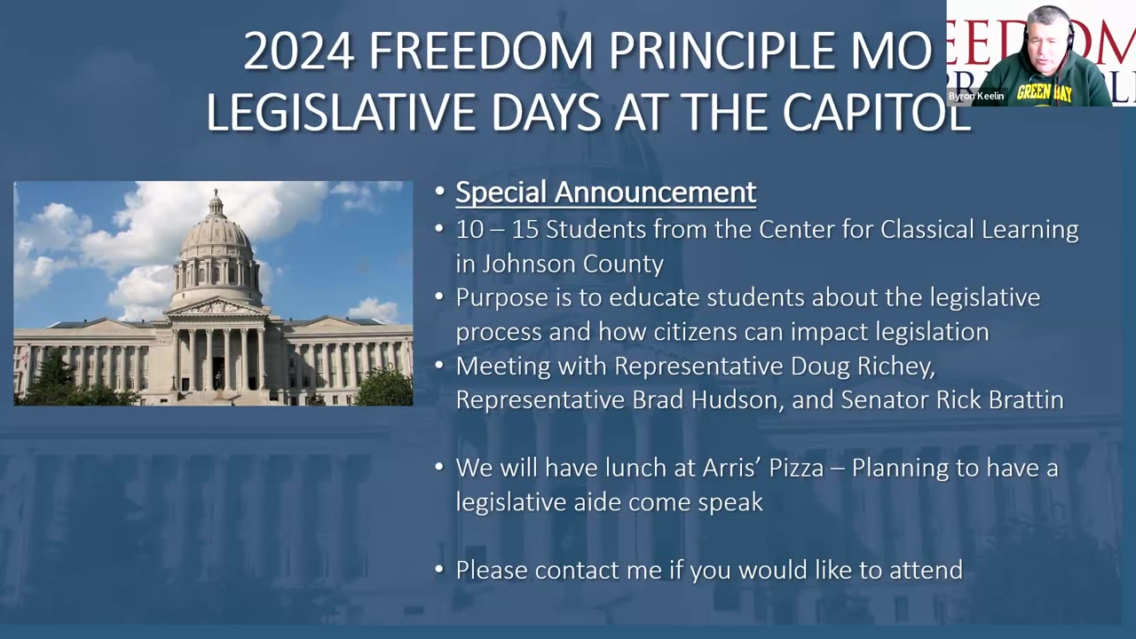 Freedom Principle MO - Special Legislative Upate on SJR 74 - March 12, 2024