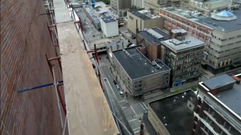 6th Street Cincinnati Birds Eye View