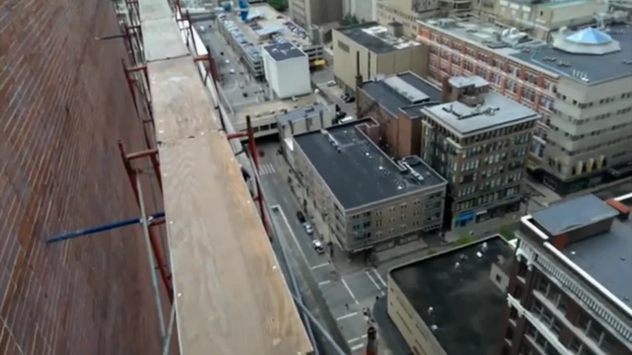 6th Street Cincinnati Birds Eye View