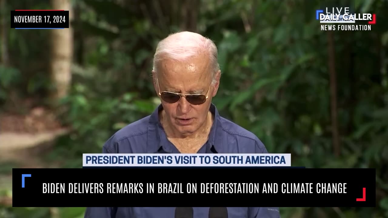 Did Biden Just Wander Off Into The Amazon Rainforest At The End Of This Speech?