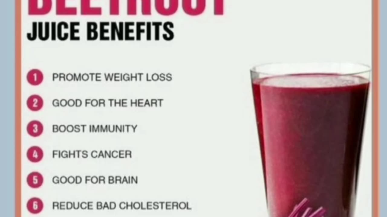 health benefit of beetroot juice