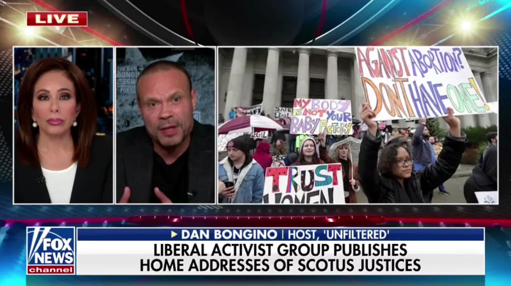 Dan Bongino reacts to Psaki's response when asked about protests outside of Supreme Court Justices' homes