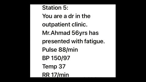 ST5.56 year old man with fatigue