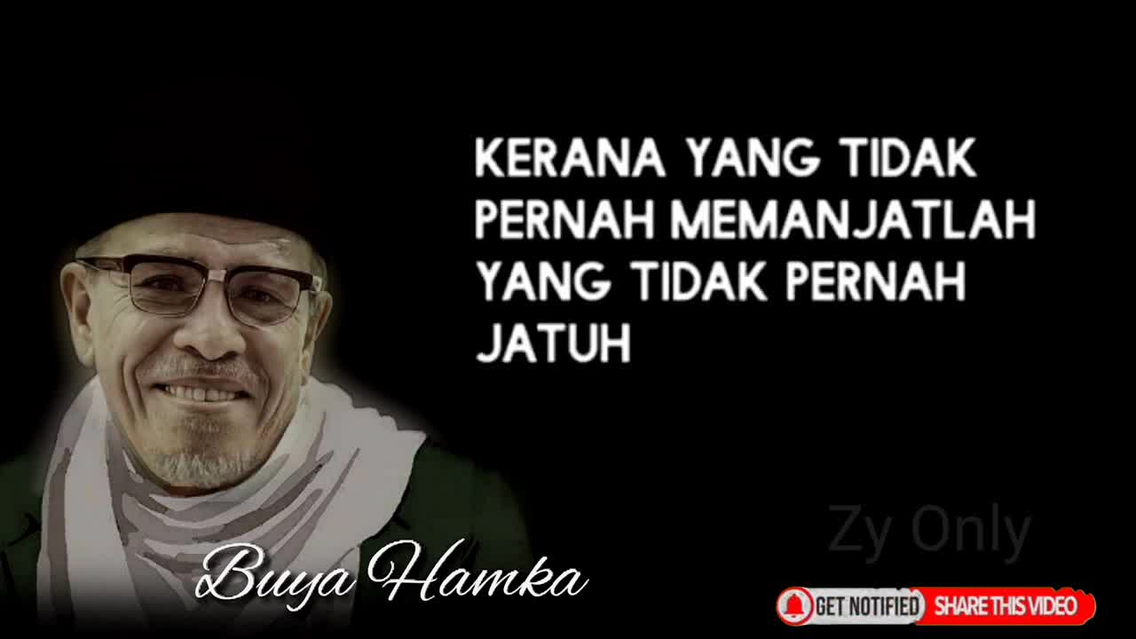 KATA BIJAK BUYA HAMKA | MOTIVASI HIDUP