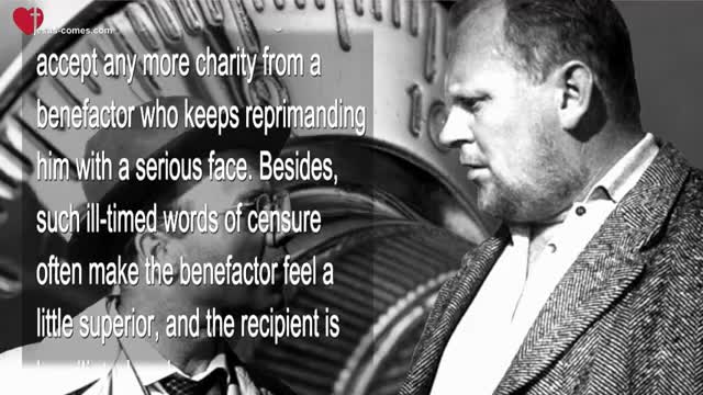 How do I give the right Way ... Jesus explains ❤️ God pleasing Charity needs to be learned