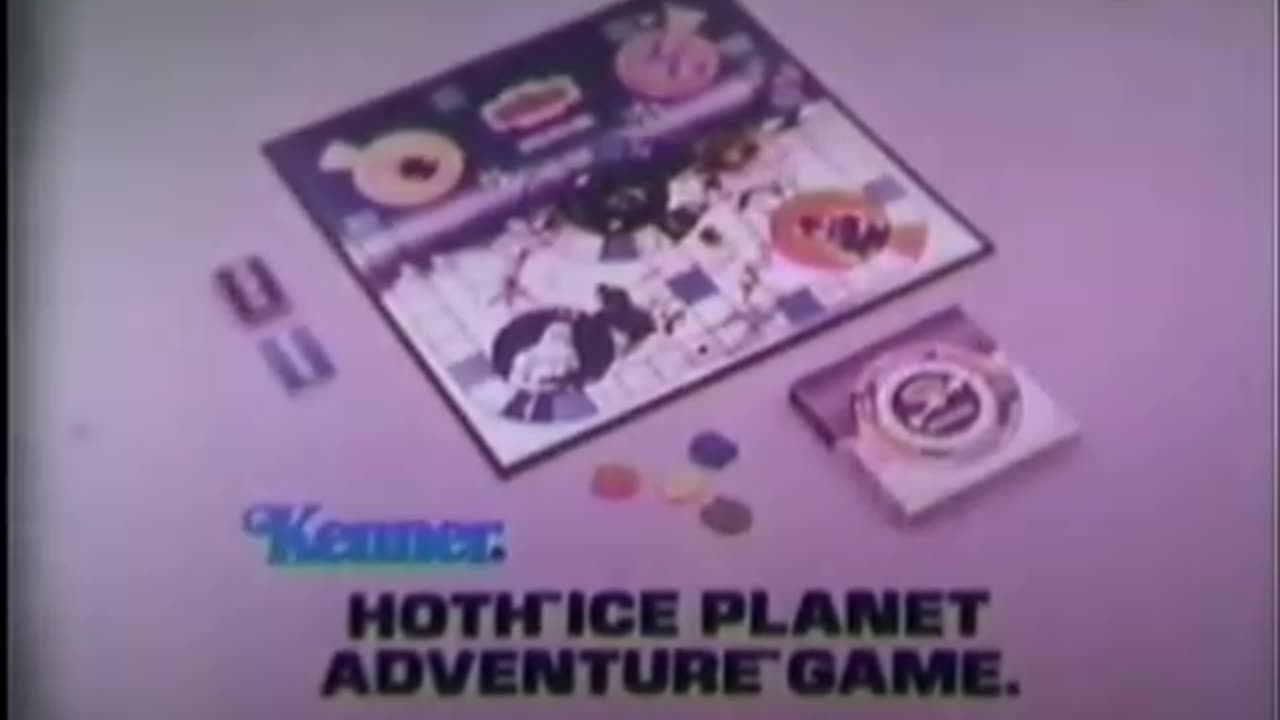 Star Wars 1980 TV Vintage Toy Commercial - Empire Strikes Back Hoth Ice Planet Adventure Game