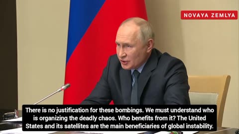 Putin on the genocide of Palestinians by Israel in Gaza