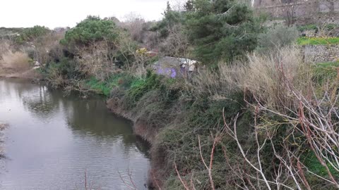 Panoramic view of the river from the Roman Bridge