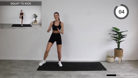 12 Min EXPRESS Fat Burn Workout High Intensity Full Body