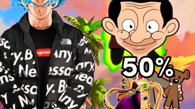 Drip Goku vs Shaggy,Mr Bean & King Bob Who is strongest #anime#shorts#dbz#dripgoku