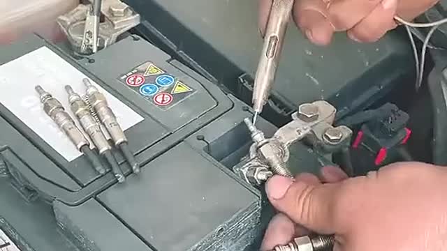 Testing of electric heating plug