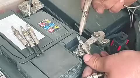 Testing of electric heating plug