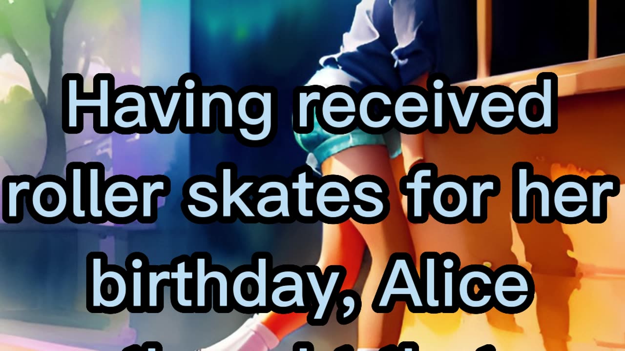 Having received roller skates