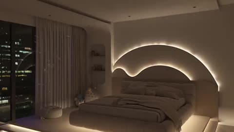 Beautiful bedroom lighting