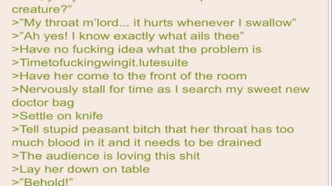 Plague Doctor Greentexts Part 1