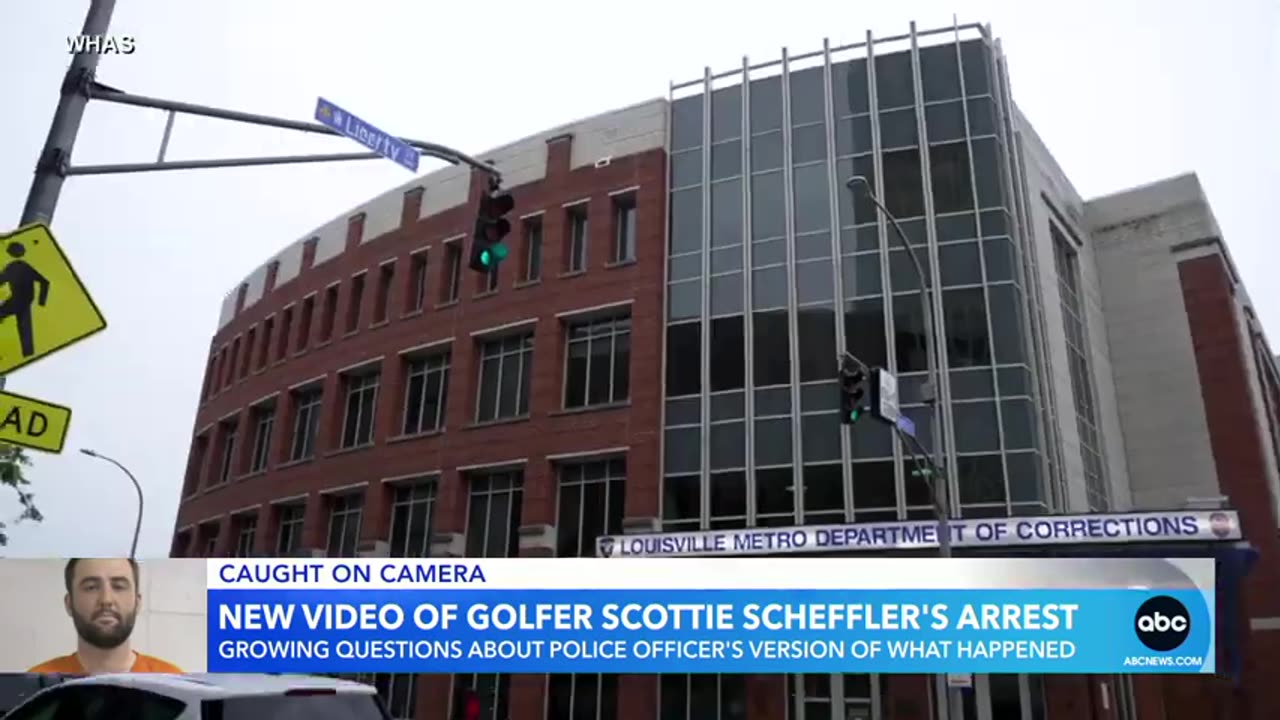 Police release new video showing golfer Scottie Scheffler’s arrest