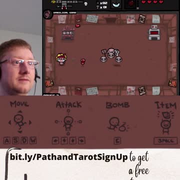 Searching For Tarot Cards In The Binding of Isaac Run 13, social clip 7.