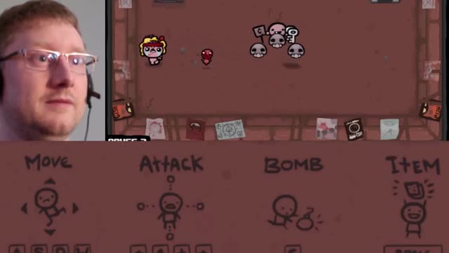 Searching For Tarot Cards In The Binding of Isaac Run 13, social clip 7.