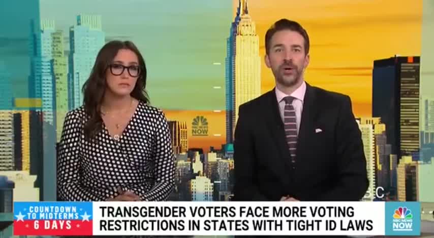 NBC News Raises Concerns That Trans People Are Being Oppressed at the Polls