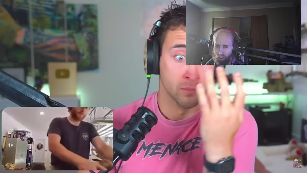 Cyraxx aka Shadowblade YouTube 04-23-24 reacting to Nikko ortiz gun fails part 5