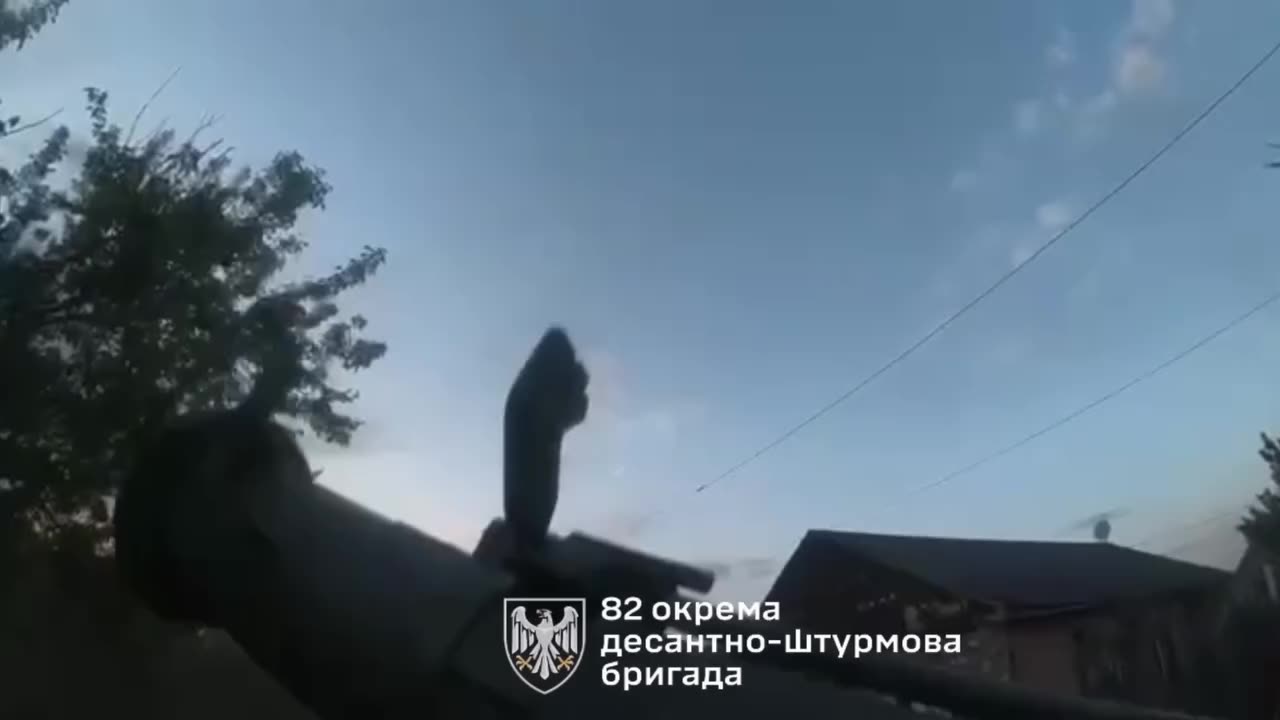 GoPro Combat footage Vovchansk, Ukraine : a group of enemy infantry was destroyed