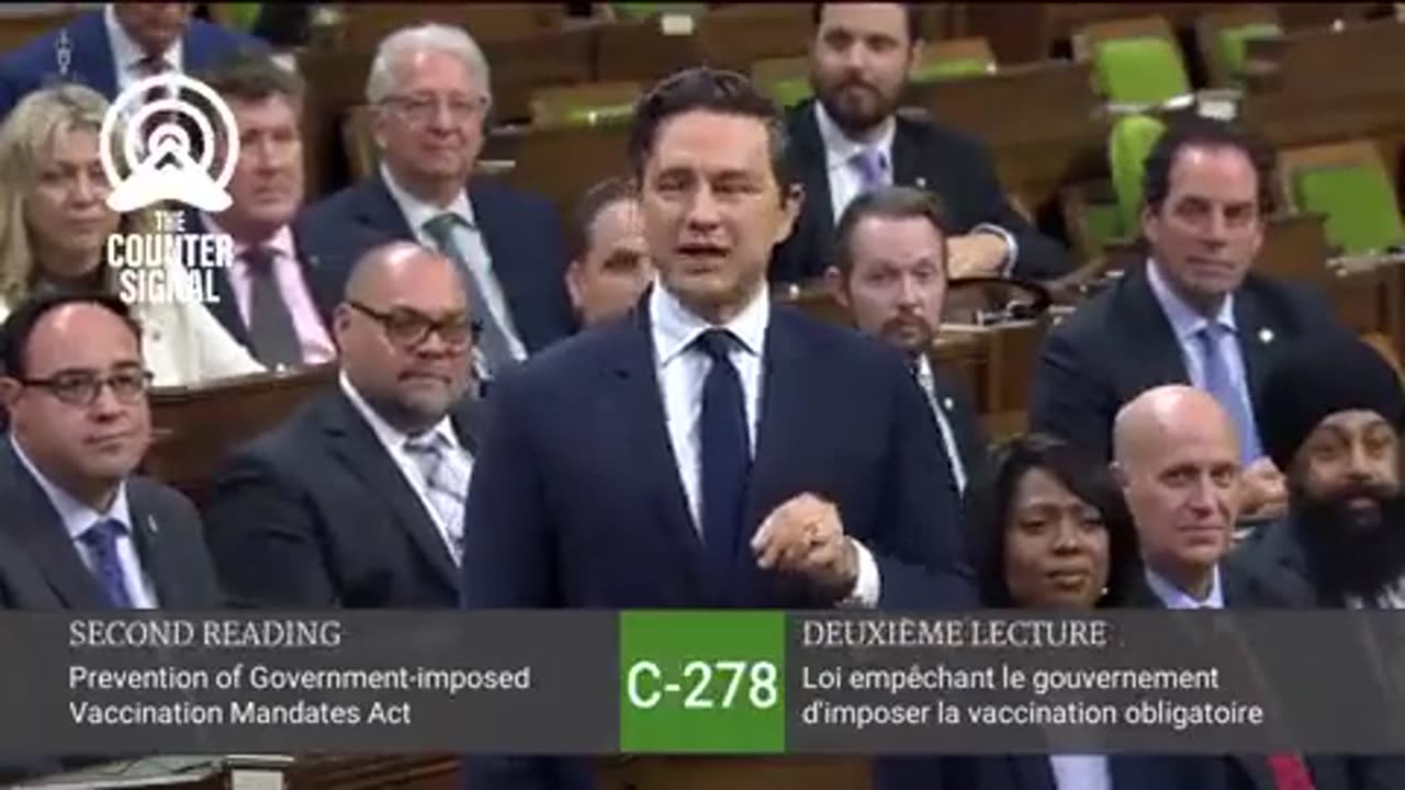 Poilievre introduces bill to ban federal vaccine mandates and slams Trudeau