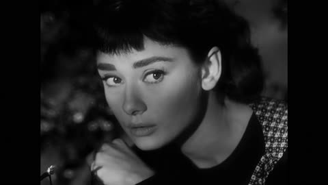 Audrey Hepburn Sabrina 1954 First Scene remastered 4k