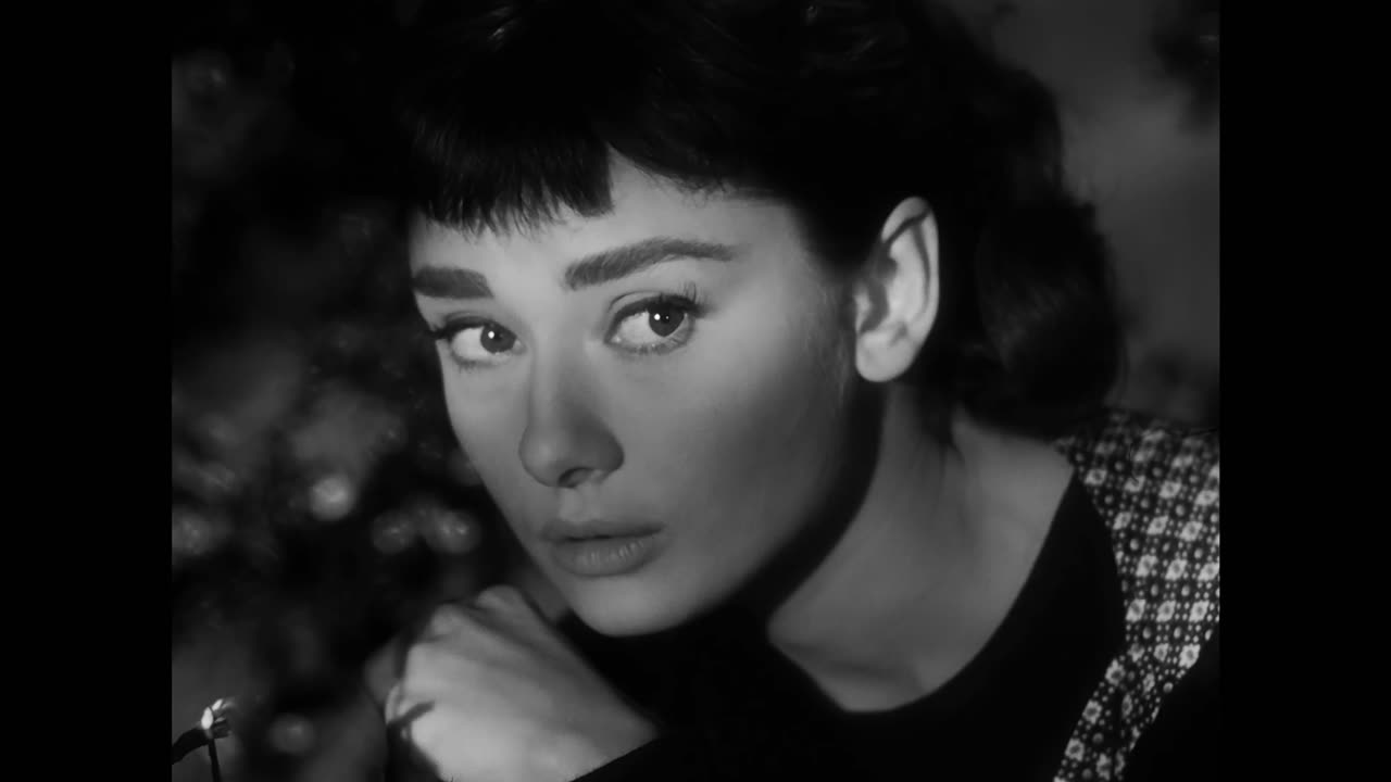 Audrey Hepburn Sabrina 1954 First Scene remastered 4k