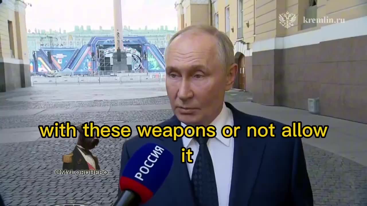 Putin: The Red line is clear as day. The ball is now in NATO's court