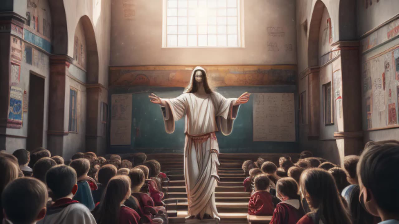 What roles has Christianity played in education according to robot Jesus?