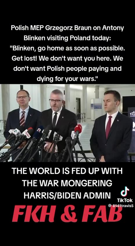 Blinken go home, we don't want you here