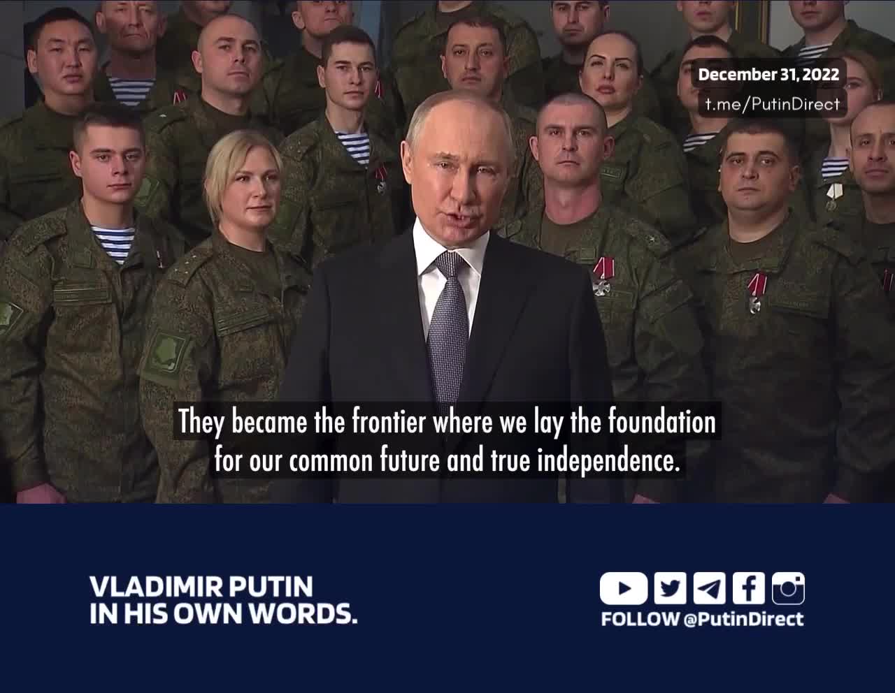 Putin in New Year address