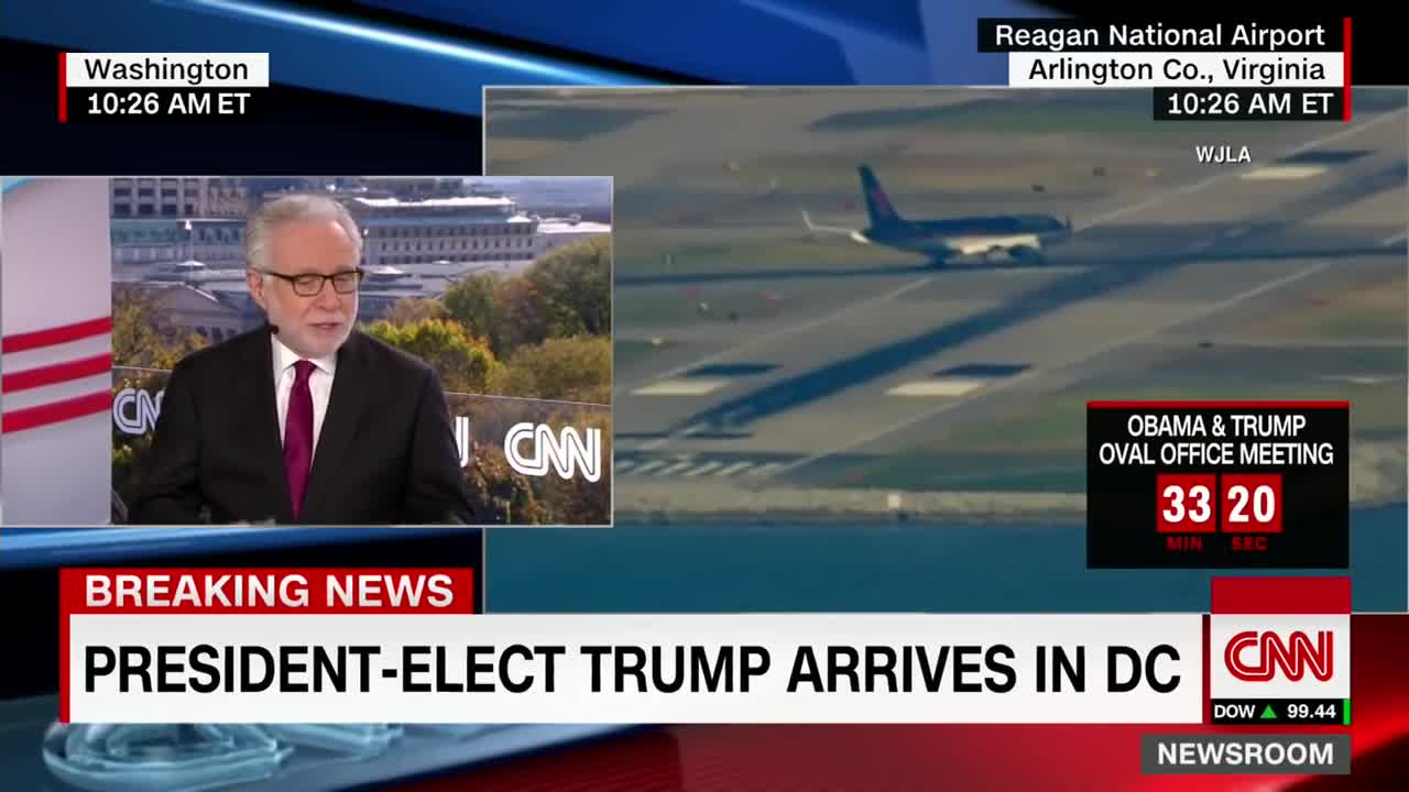 President-elect Trump arrives in DC 11/10/2016