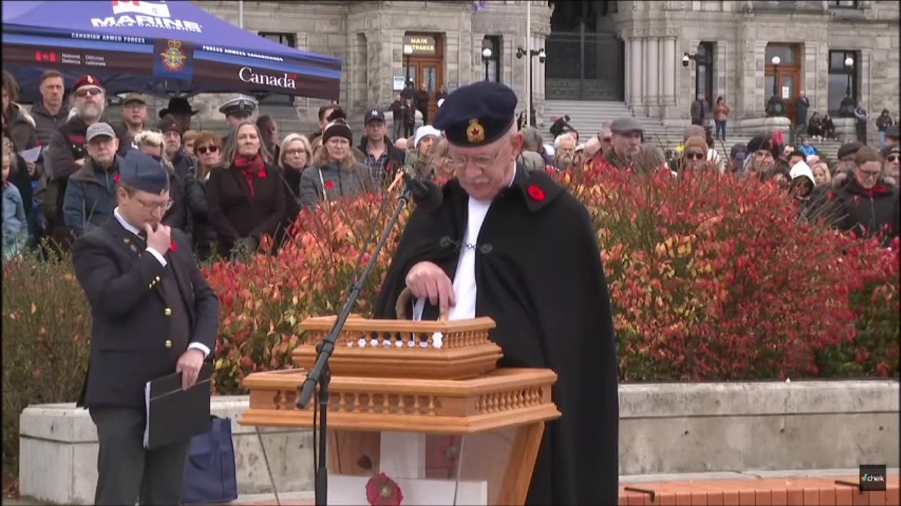 2024 Remembrance Day - Reverend Andrew Gates & In Flanders Fields