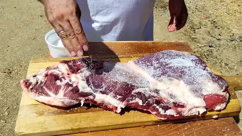 VACÍO A LA PARRILLA, forma clásica, sólo sal🔥💪