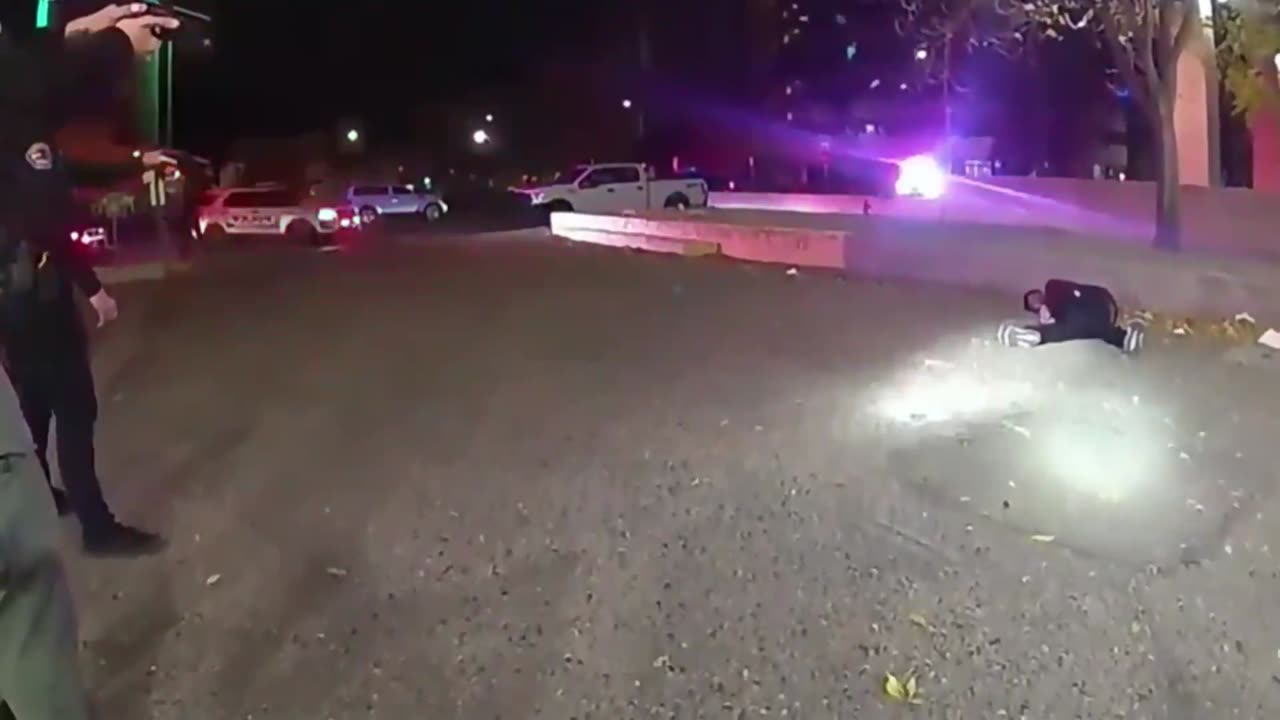 illegal Immigrant Attack Armed Police with Knife FAFO