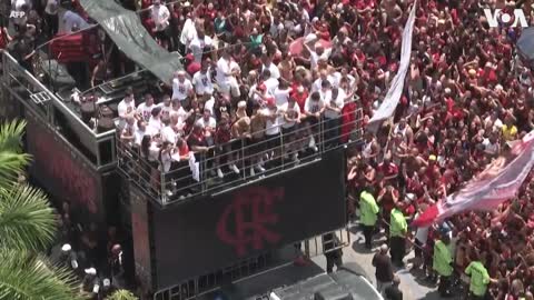 Flamengo Celebrates Libertadores Title with Street Party