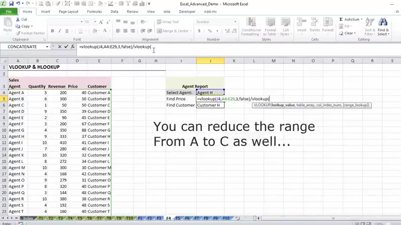 Excel VLOOKUP: Basics of VLOOKUP and HLOOKUP explained with examples Duration: 10:36 minutes