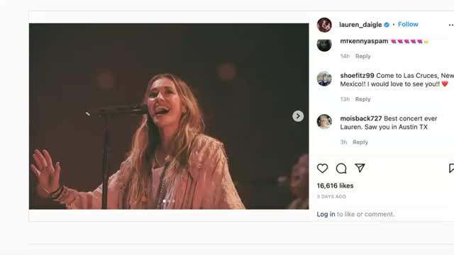 "Christian" singer Lauren Daigle has died and been replaced by a clone