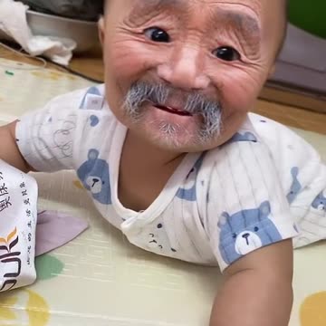 Amazing old baby
