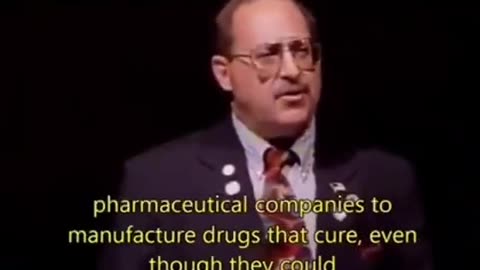 There is no law that requires pharmaceutical companies to produce drugs that actually cure...